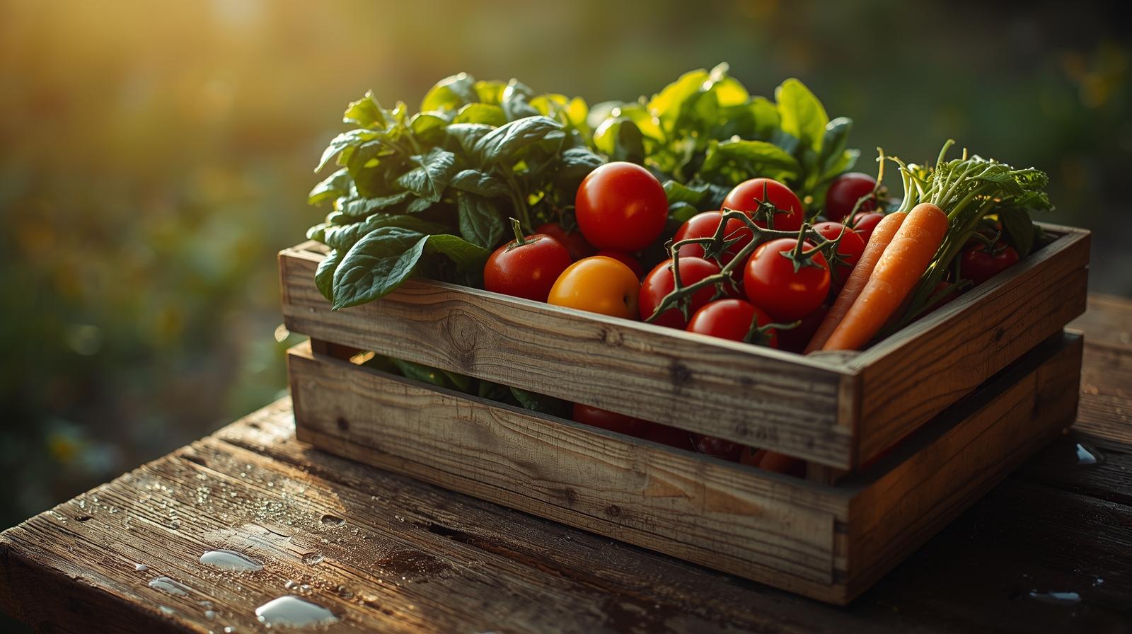 Fresh harvest basket
